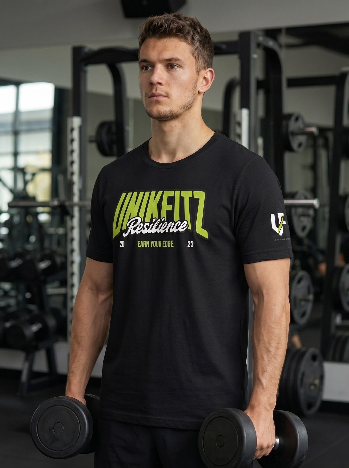 UNIKFITZ Presence Tee Black