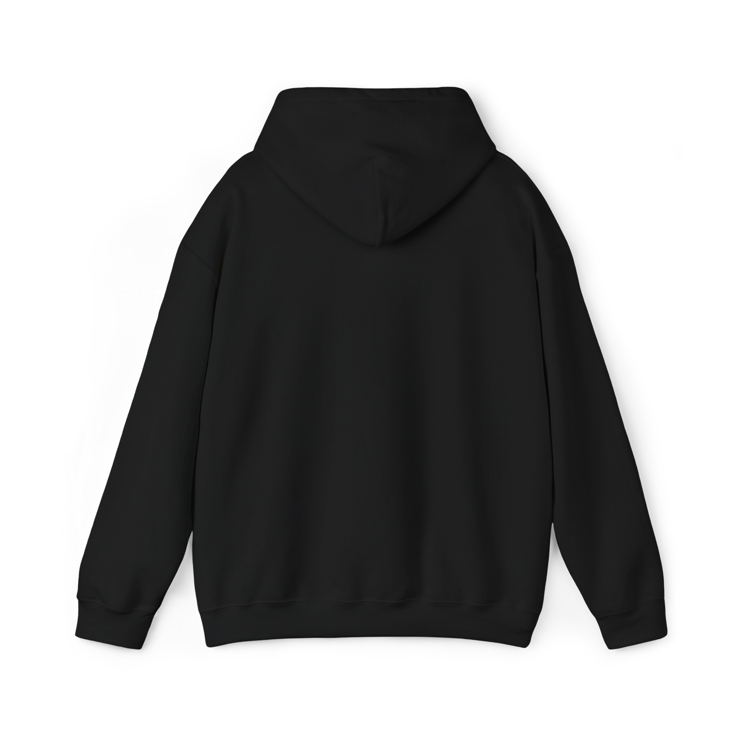 Back of Nope Not Today women's black Hoodie – minimalist design with a statement graphic, crafted for urban streetwear lovers, women's wear enthusiasts, and those seeking an essential t-shirt alternative.