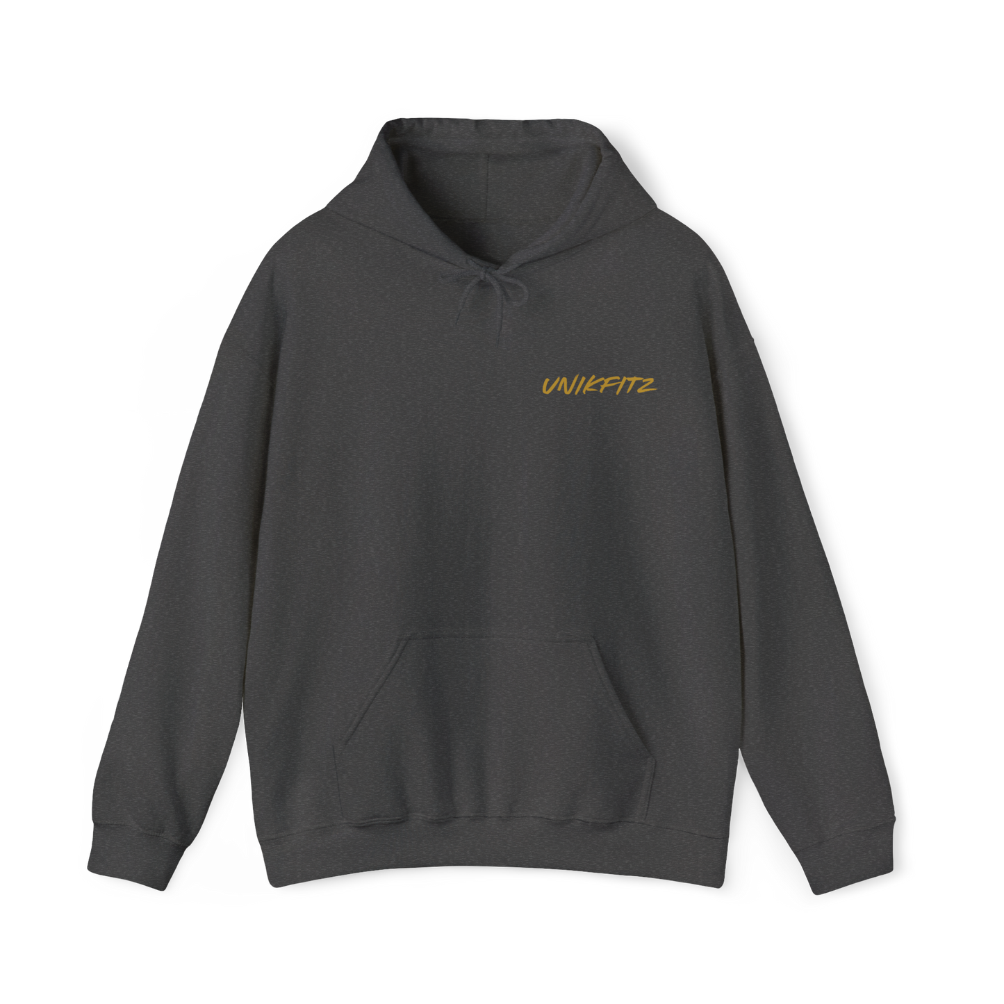 Rise and Soar Men's charcoal grey Hoodie by UNIKFITZ with a sleek, minimalist front design and kangaroo pocket. Crafted for Australian streetwear lovers, this essential hoodie offers both function and fashion for men's wear and men's t-shirt alternatives