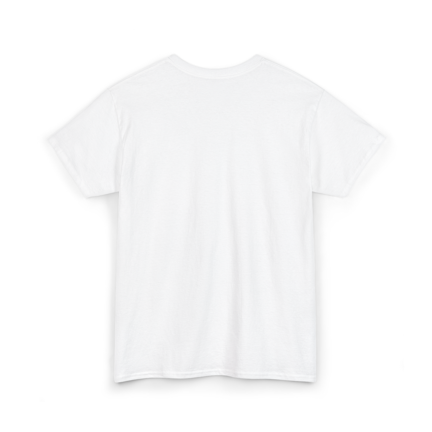 Full back view of the ‘Don't Listen to the Outside Noise’ Women's T-Shirt by UNIKFITZ in white. A must-have in street wear and women's clothing gym styles. Seamless construction and premium cotton fabric offer ultimate comfort and durability