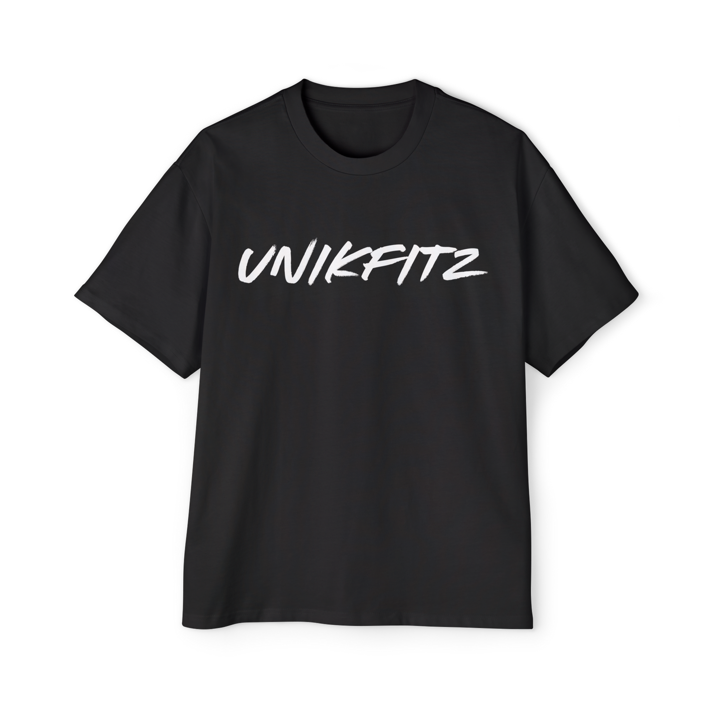 UNIKFITZ Live to Inspire women's t-shirt in black – premium Australian streetwear featuring a bold graffiti-inspired front logo. A must-have essential t-shirt for women embracing streetwear and gym-ready fashion