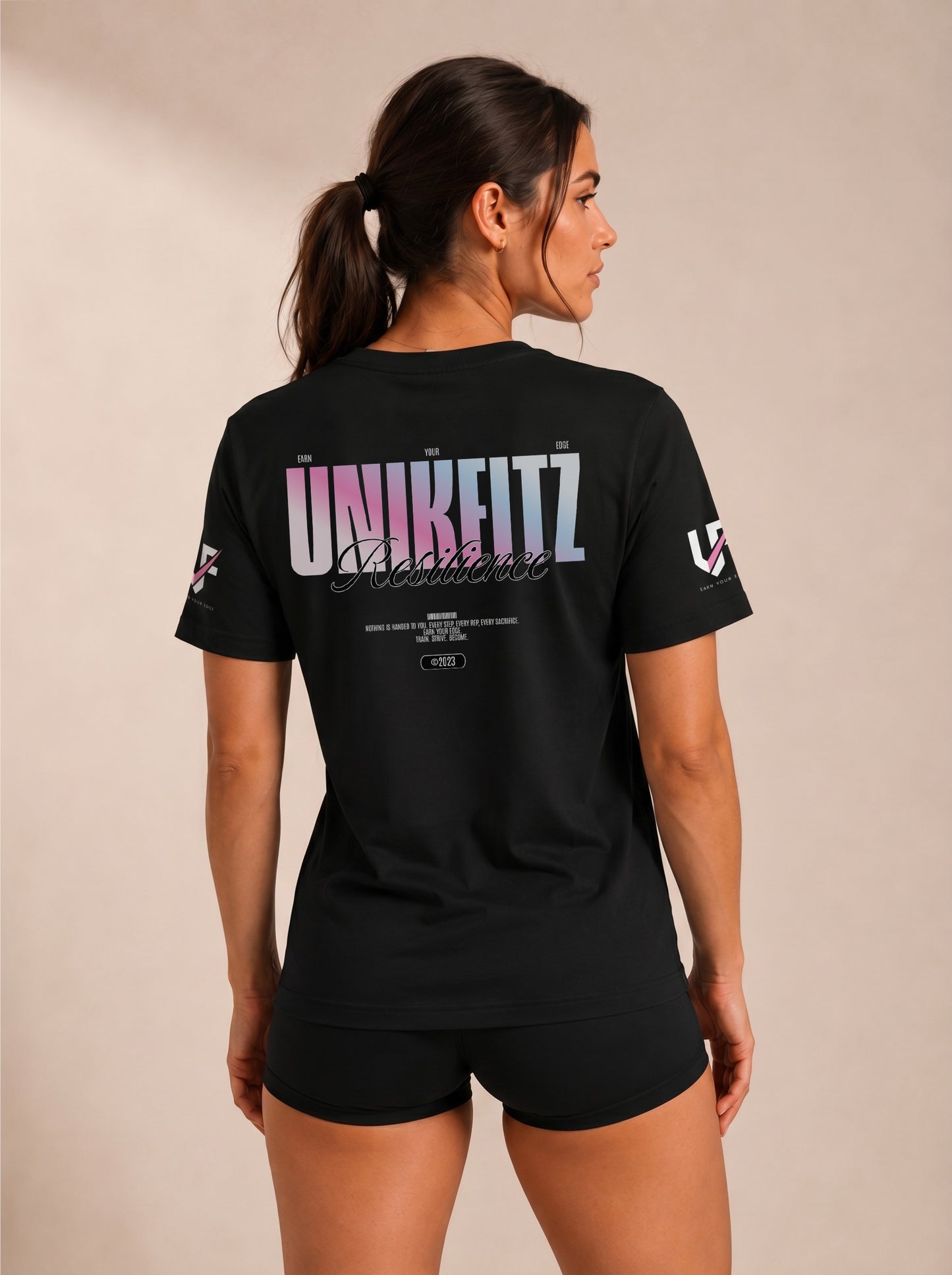 UNIKFITZ Summit Tee Black