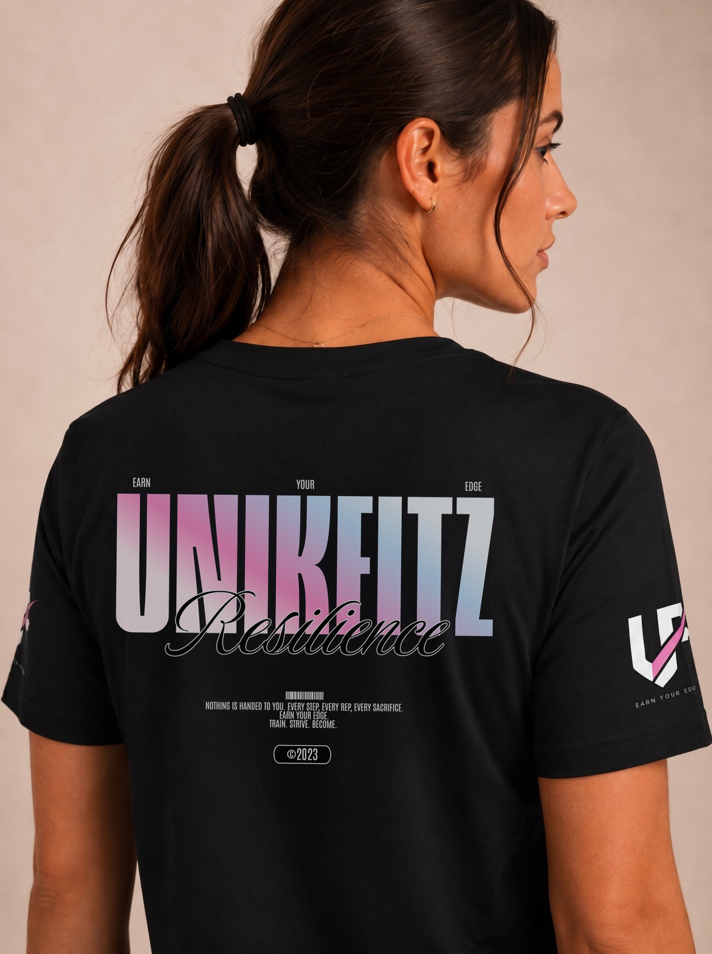 UNIKFITZ Summit Tee Black