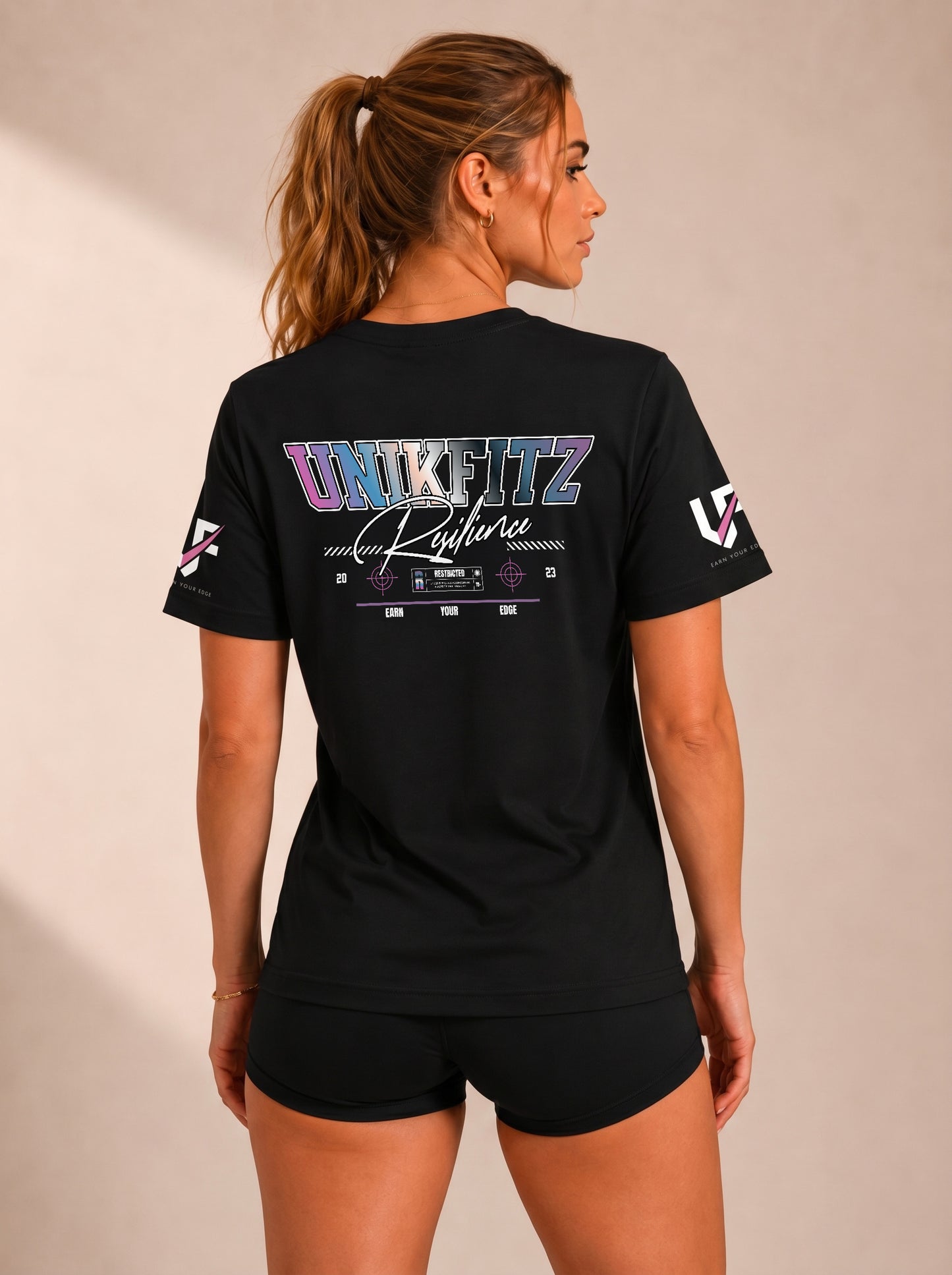UNIKFITZ Elevate Tee Black