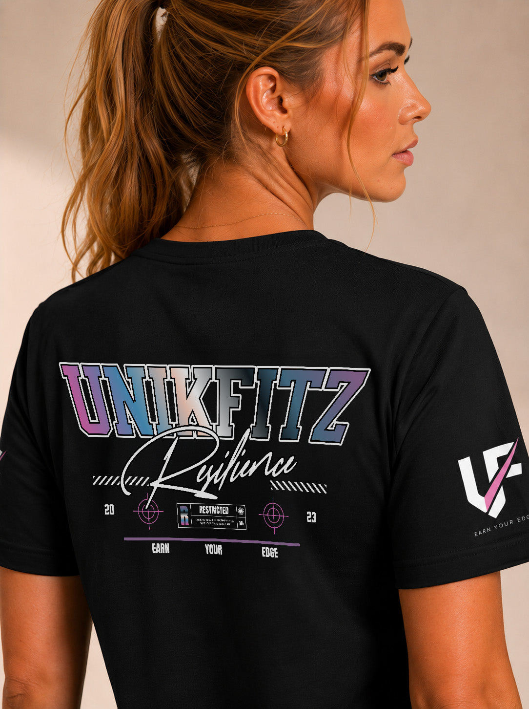UNIKFITZ Elevate Tee Black