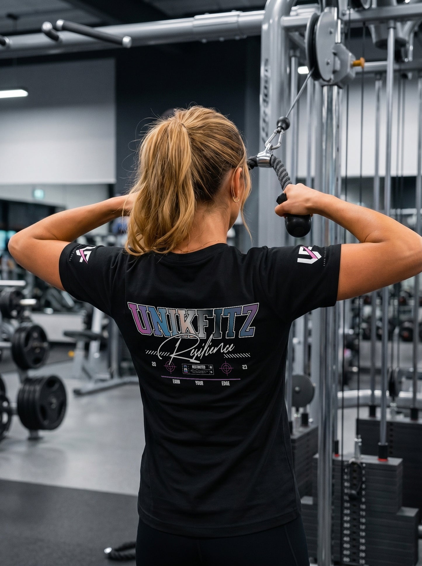 UNIKFITZ Elevate Tee Black