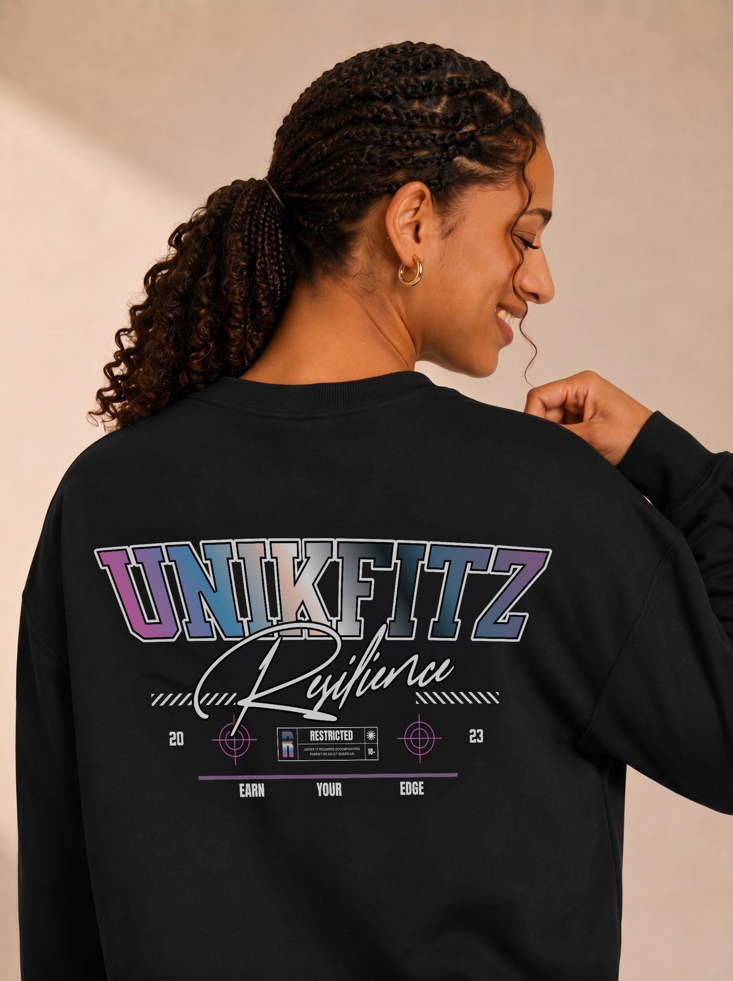 UNIKFITZ Elevate Sweatshirt Black