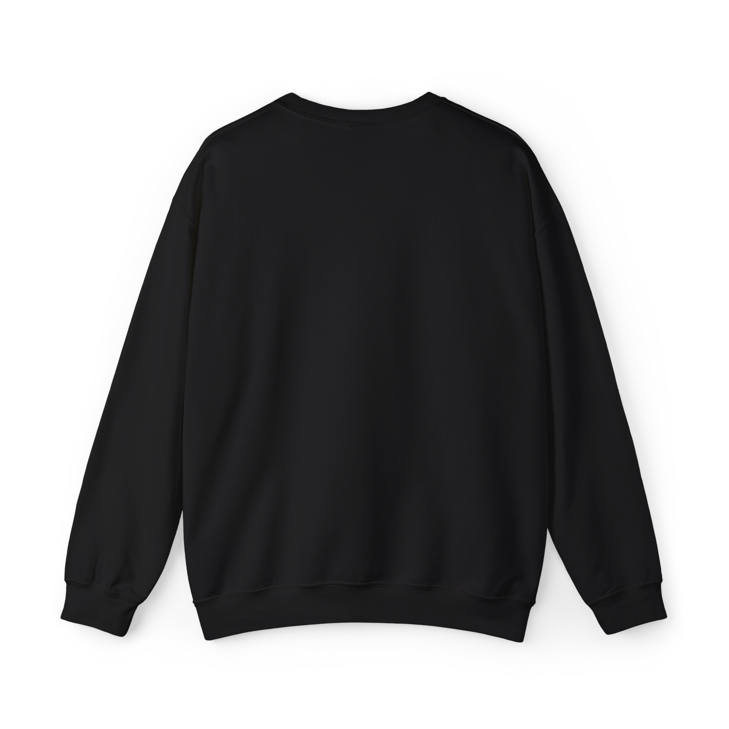 Back view of the Don't Listen Men's Sweatshirt by UNIKFITZ in black. This minimalistic yet bold Australian streetwear design offers a clean, premium look, making it an essential choice for men's wear, gym sessions, and urban fashion.