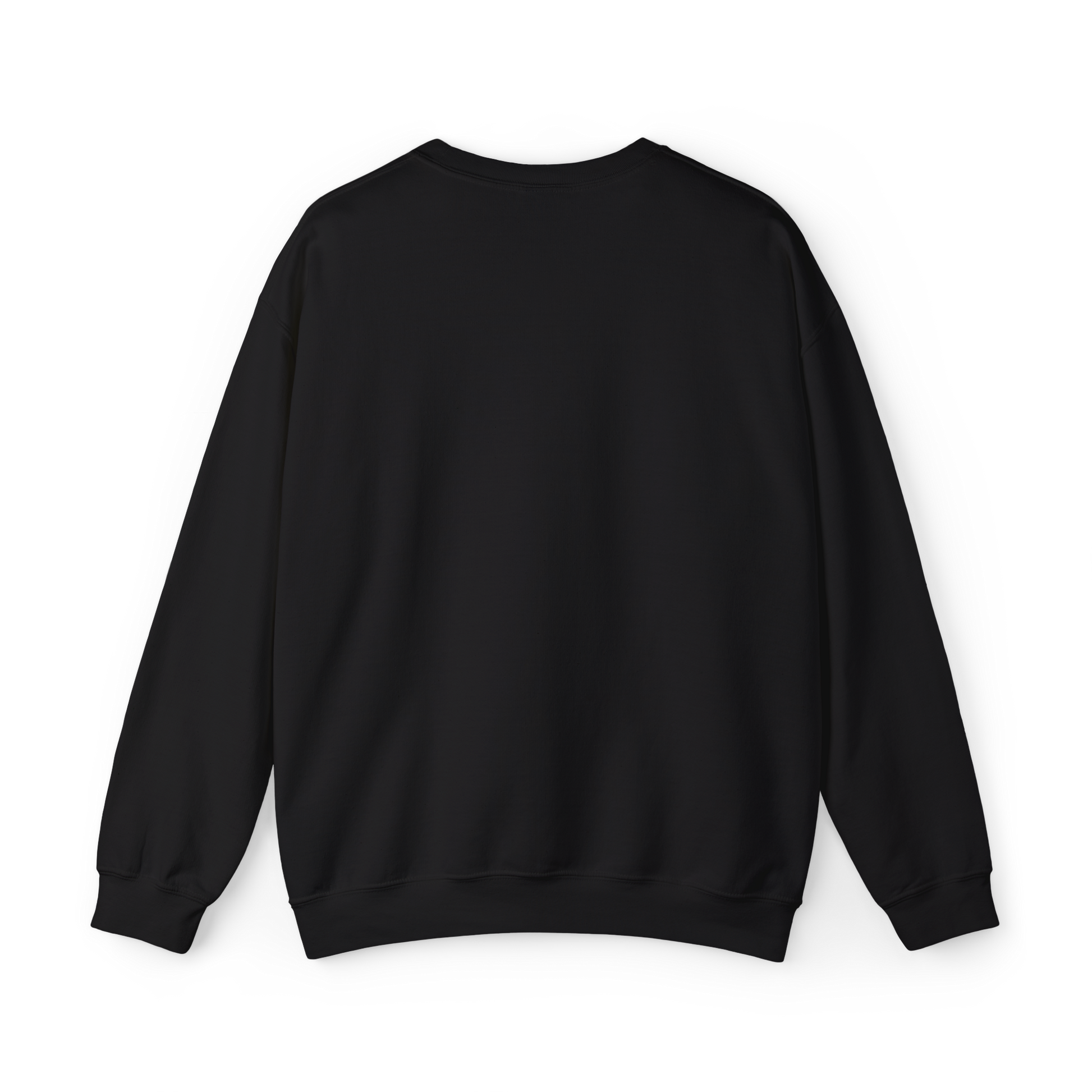 Back view of the Don't Listen women's Sweatshirt by UNIKFITZ in black. This minimalistic yet bold Australian streetwear design offers a clean, premium look, making it an essential choice for women's wear, gym sessions, and urban fashion.
