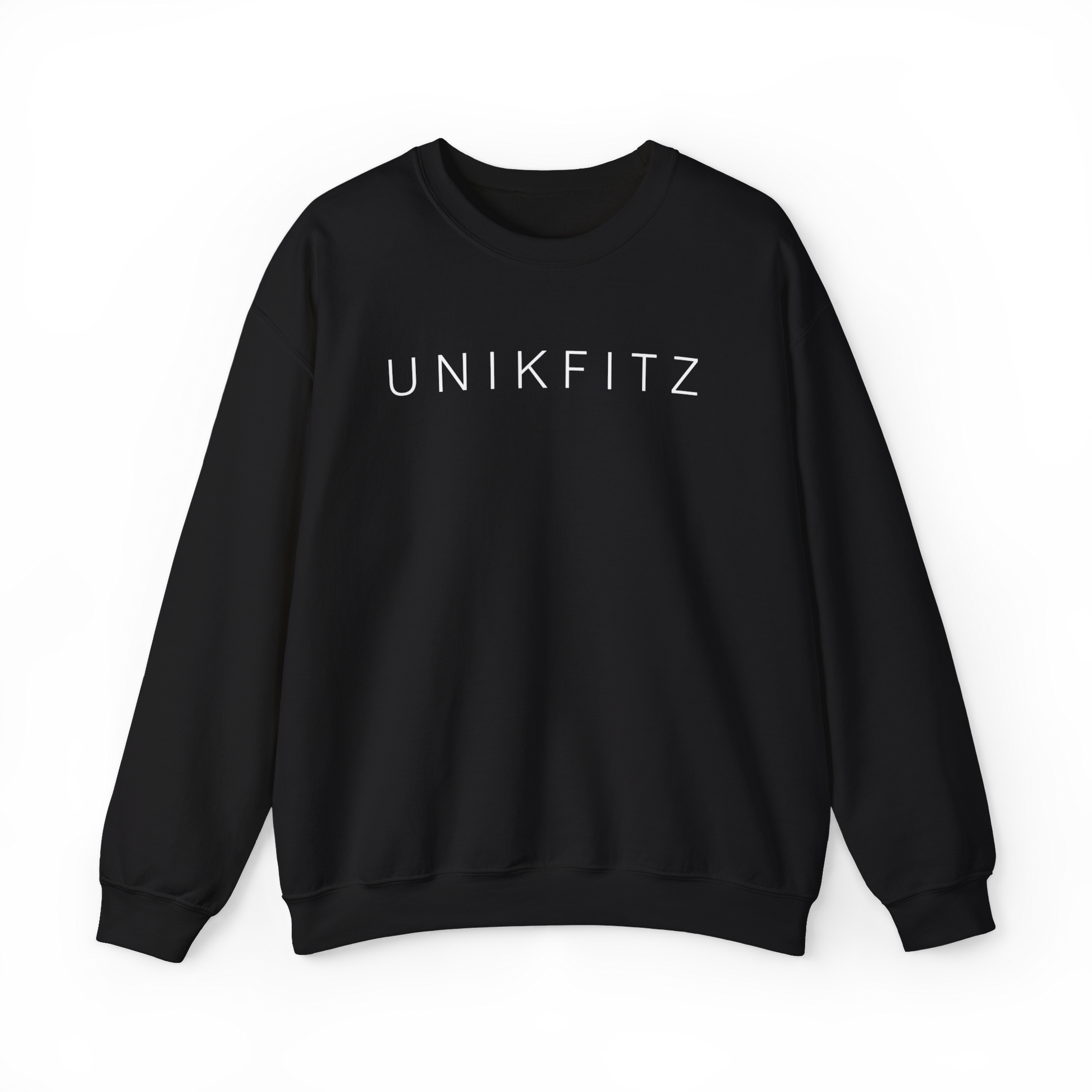 Dreams Have No Limits women's Sweatshirt by UNIKFITZ in black, showcasing a clean, modern aesthetic. This high-quality streetwear piece is perfect for women's wear, gym sessions, and casual styling, blending comfort and bold fashion.