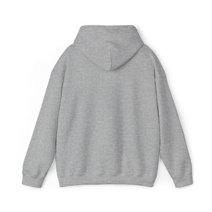 Minimalist back view of the Forged in Chaos women's Hoodie, highlighting the clean-cut silhouette and premium material. Designed for those who embrace strength and chaos, this street wear women's hoodie is perfect for gym sessions, casual wear, and Australian street fashion