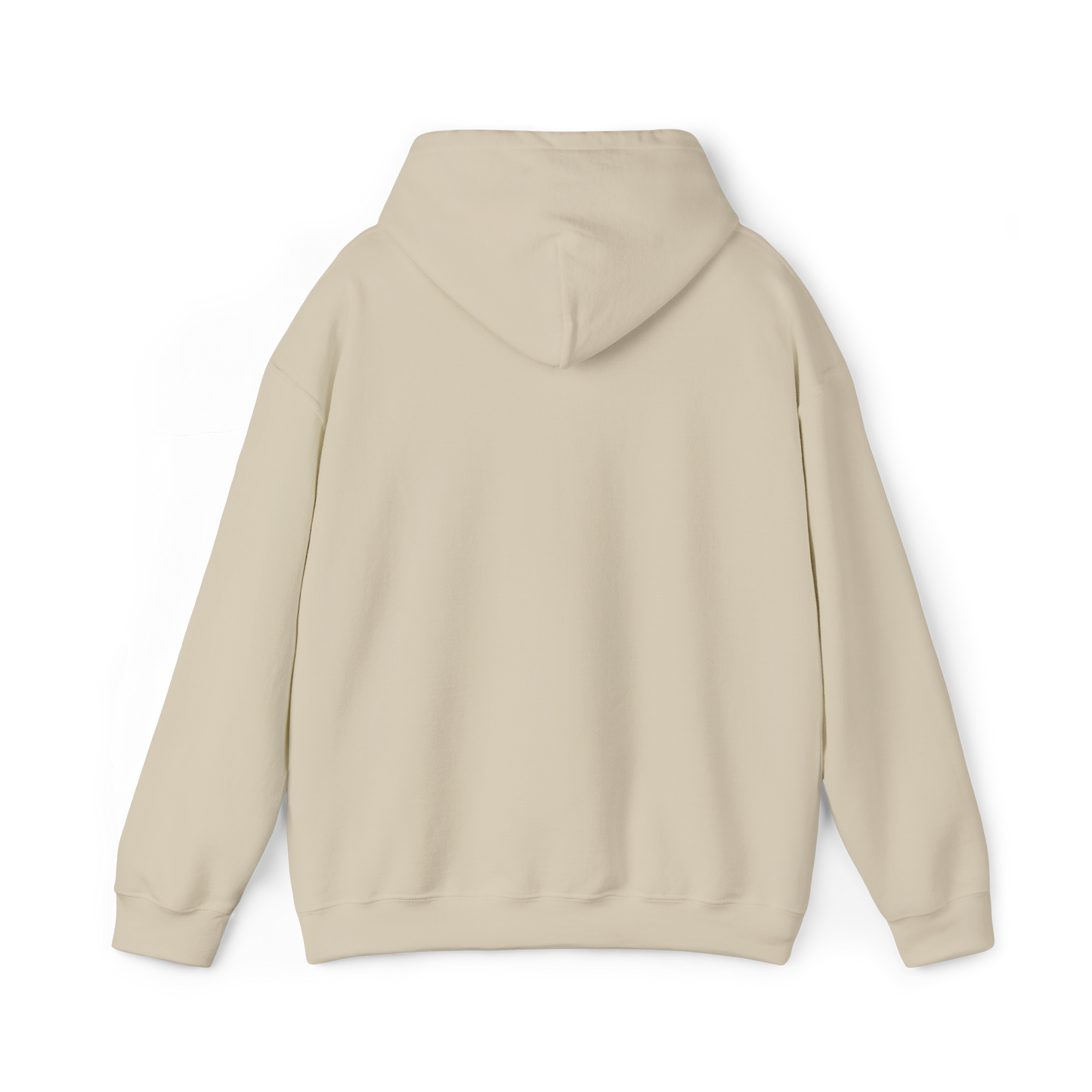 Minimalist back view of the Forged in Chaos women's Hoodie, highlighting the clean-cut silhouette and premium material. Designed for those who embrace strength and chaos, this street wear women's hoodie is perfect for gym sessions, casual wear, and Australian street fashion