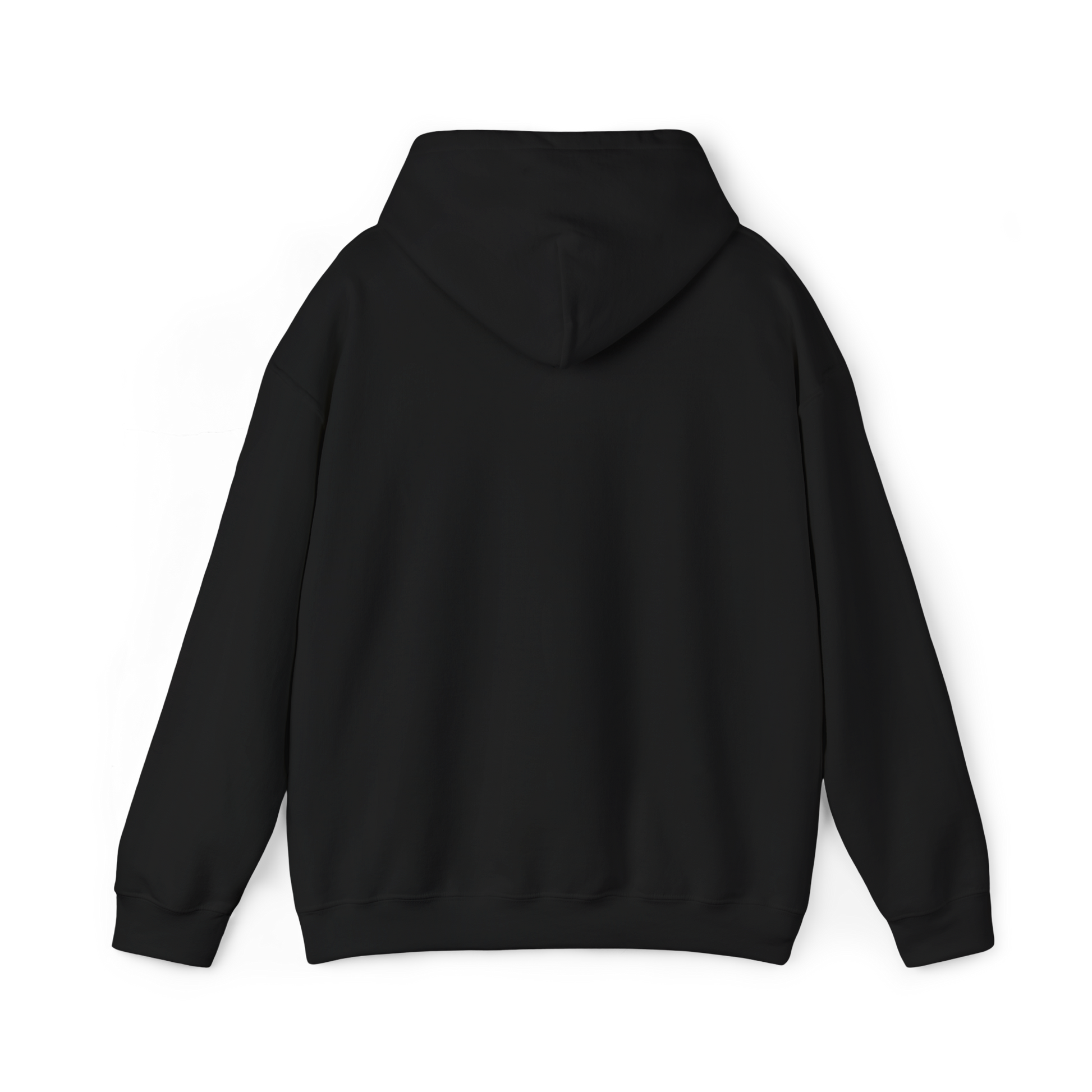 Back of Nope Not Today women's black Hoodie – minimalist design with a statement graphic, crafted for urban streetwear lovers, women's wear enthusiasts, and those seeking an essential t-shirt alternative.