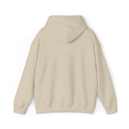Back of Nope Not Today women's beige Hoodie – minimalist design with a statement graphic, crafted for urban streetwear lovers, women's wear enthusiasts, and those seeking an essential t-shirt alternative.