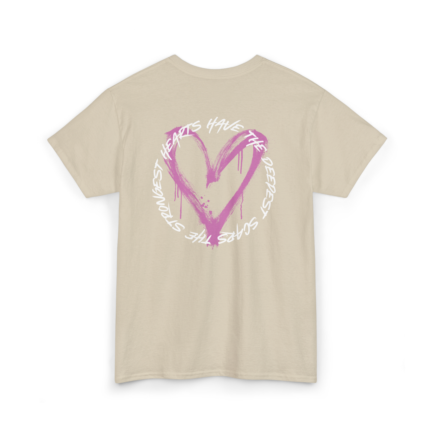 Bold Scarred Heart graphic printed on the back of the UNIKFITZ Women's T-Shirt. This statement piece embodies resilience and strength, making it a must-have for Australian streetwear fans. Ideal for gym workouts, casual outfits, and expressive street fashion.