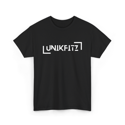 UNIKFITZ Square T-SHIRT - Black t shirt-Tee-Shirt - Front picture | UNIKFITZ t-shirt only