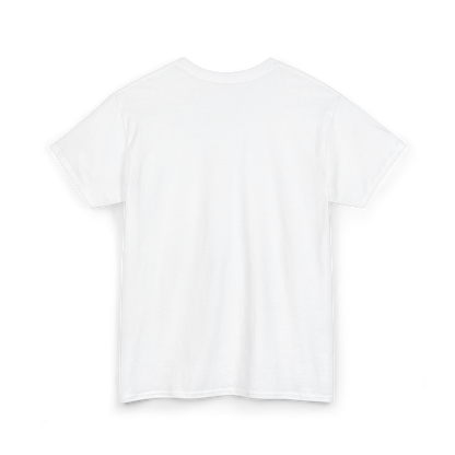Full back view of the ‘Don't Listen to the Outside Noise’ Women's T-Shirt by UNIKFITZ in white. A must-have in street wear and women's clothing gym styles. Seamless construction and premium cotton fabric offer ultimate comfort and durability